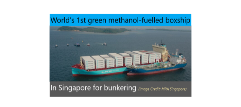 Maersk’s First Methanol Ship in Singapore - Colless Young Pty Ltd